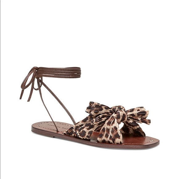 Loeffler Randall Shoes - Loeffler Randall Peony Ankle-Wrap Knotted Sandals